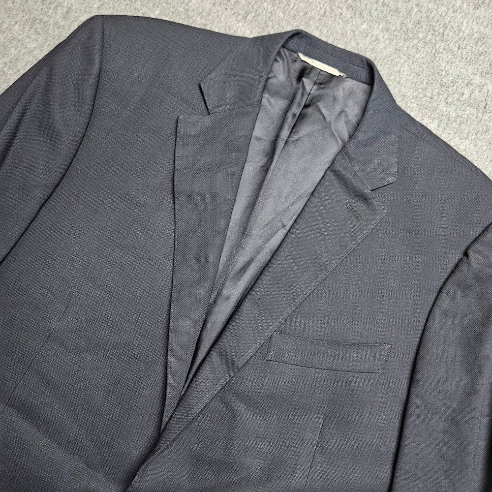 Canali Blazer Mens 44R Navy Blue 100% Wool Sport Coat Italy L 13290/37